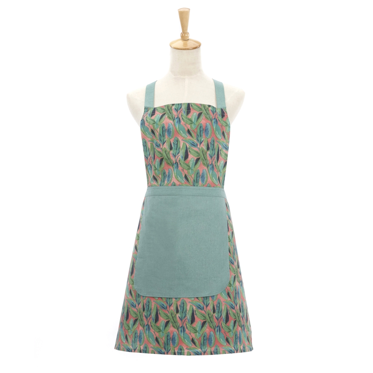 Picture of Peking Handicraft 02JBL02C 22 x 30 in. Botanicals on Blush Apron 