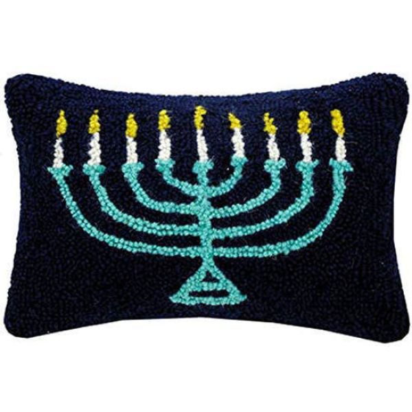 8 x 12 in. Menorah Hook Pillow