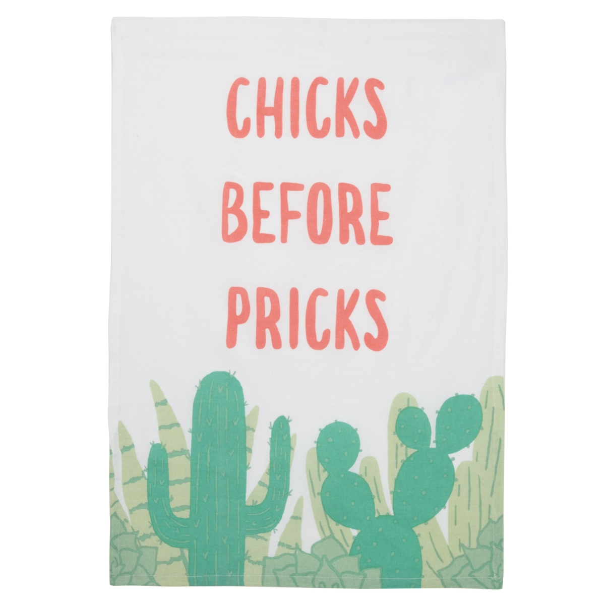 Picture of Peking Handicraft 04JES658WC 18 x 25 in. Chicks Before Pricks Kitchen Towel 