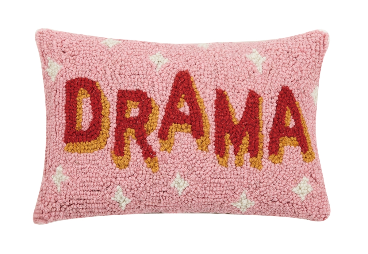 Drama Hook Pillow, Poly Fibre