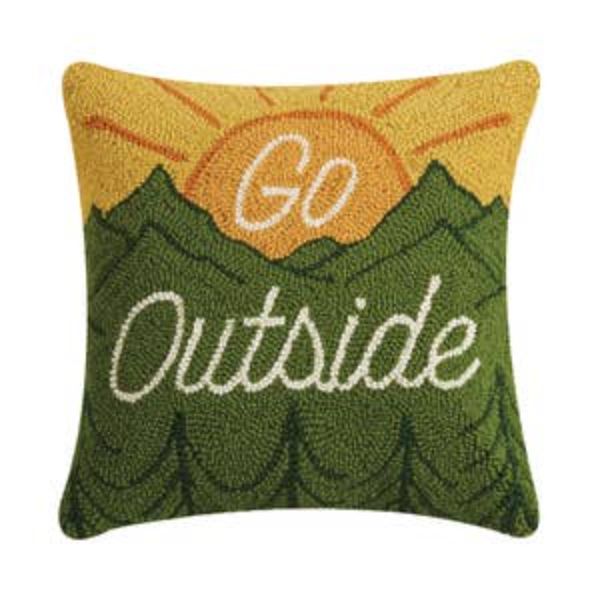 16 x 16 in. Go Outside Hook Pillow