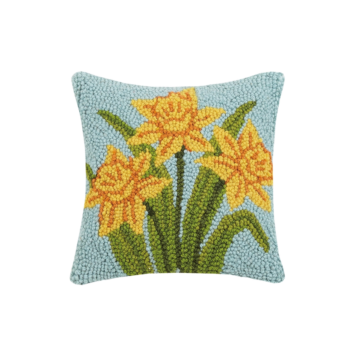 10 x 10 in. Daffodil Hook Pillow