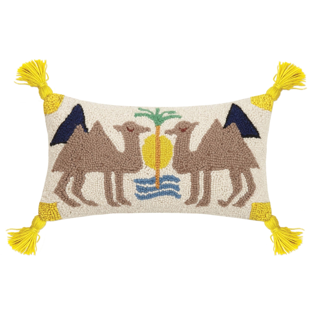 9 x 16 in. Dune with Tassels Hook Pillow