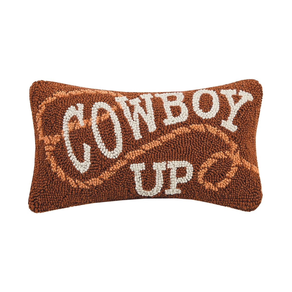 30TG34C16OB 9 x 16 in. Cowboy Up Hook Pillow