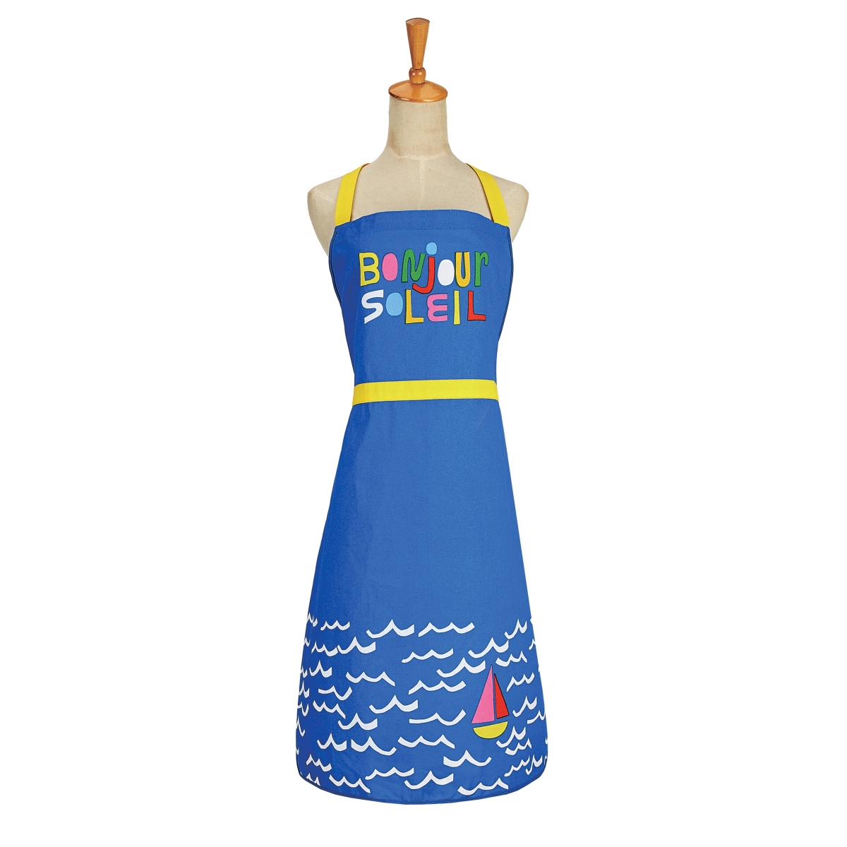 Picture of Peking Handicraft 02APS22C 28 x 32 in. Bonjour Apron 