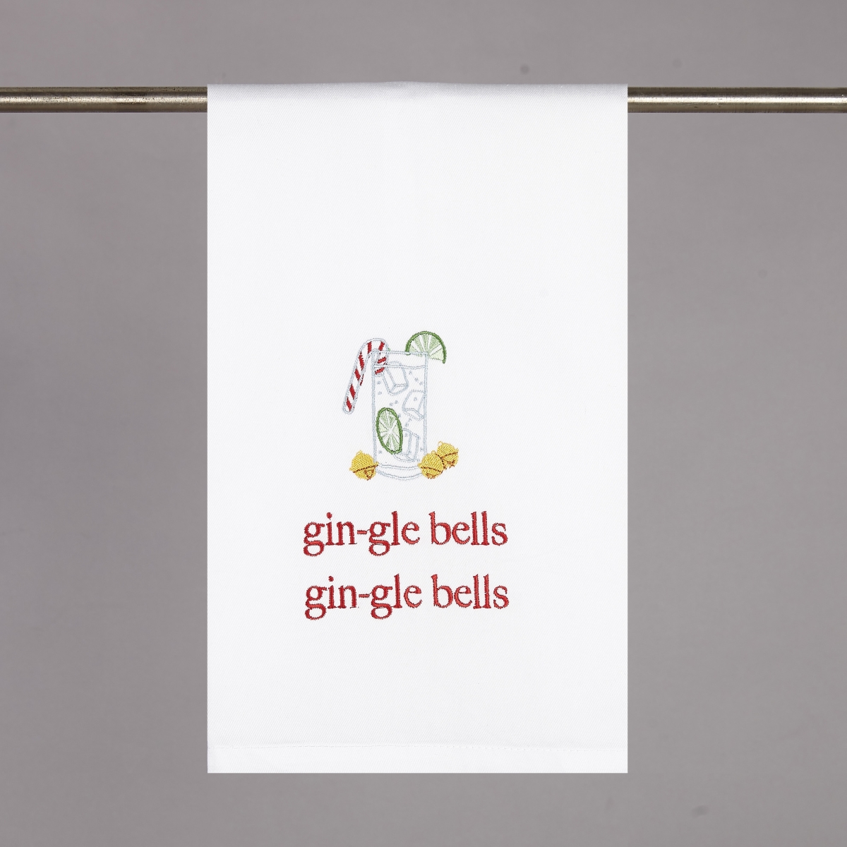 Picture of Peking Handicraft 04TG226WC 16 x 25 in. Gin-Gle Bells Kitchen Towel 