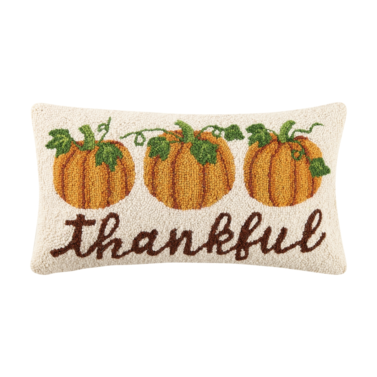 Picture of Peking Handicraft 31TG458C22OB 12 x 22 in. Thankful Poly-filled Rectangular Hook Pillow&#44; Multi Color