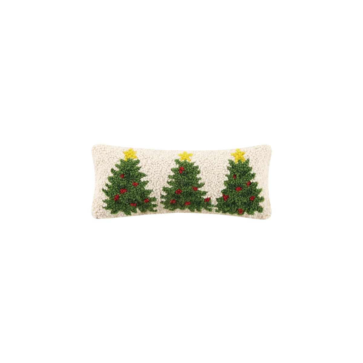Picture of Peking Handicraft 31TG461C05OB 12 x 5 in. Christmas Trees Poly Filled Hook Pillow - Pack of 8