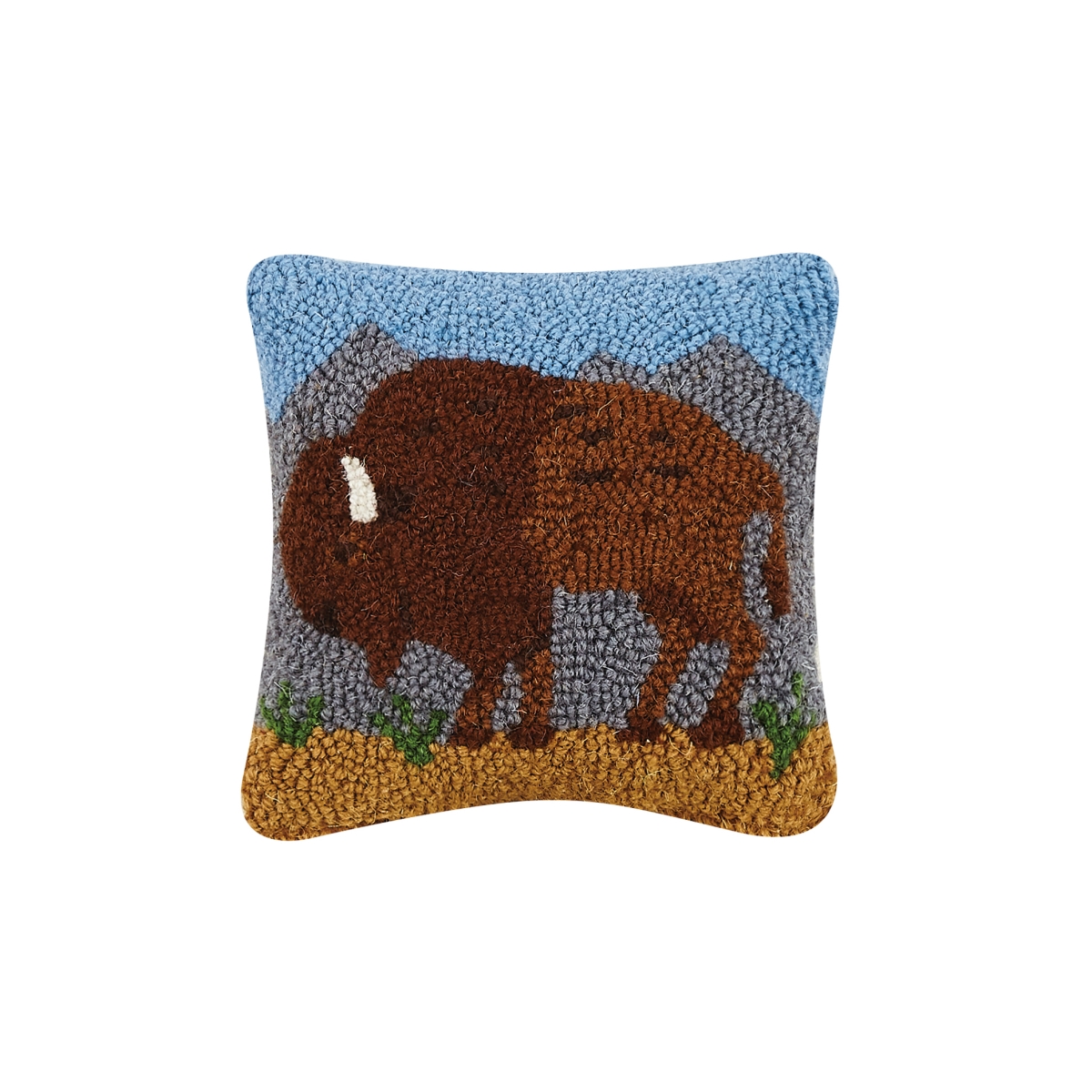 30TG488C08SQ 8 x 8 in. Buffalo Hook Pillow