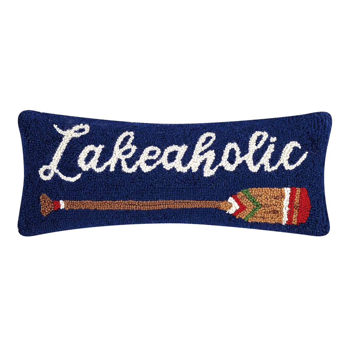 Picture of Peking Handicraft 30TG477C20OB 8 x 20 in. Lakeaholic Poly Filled Rectangle Hook Pillow