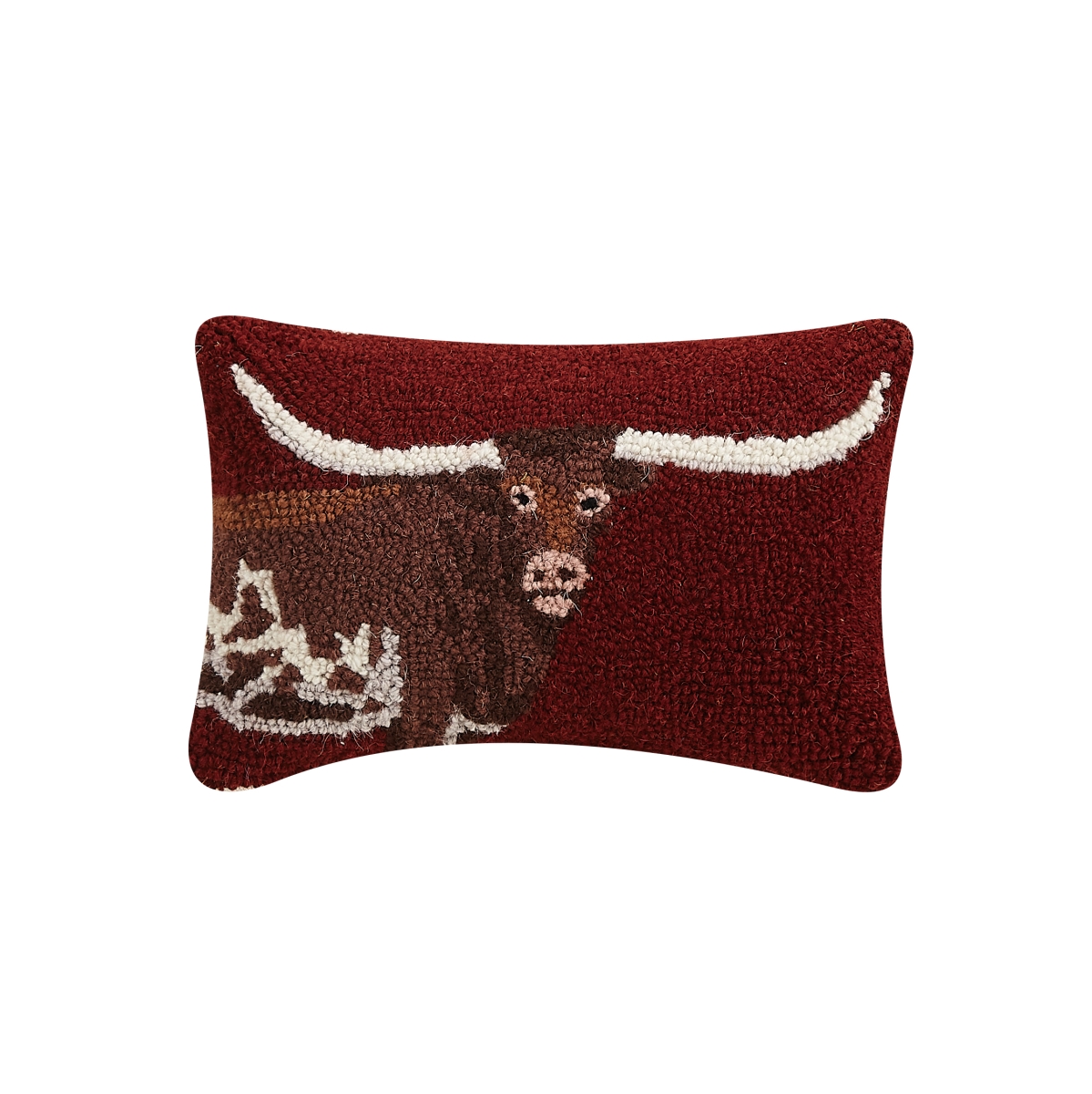 8 x 12 in. Longhorn Hook Pillow