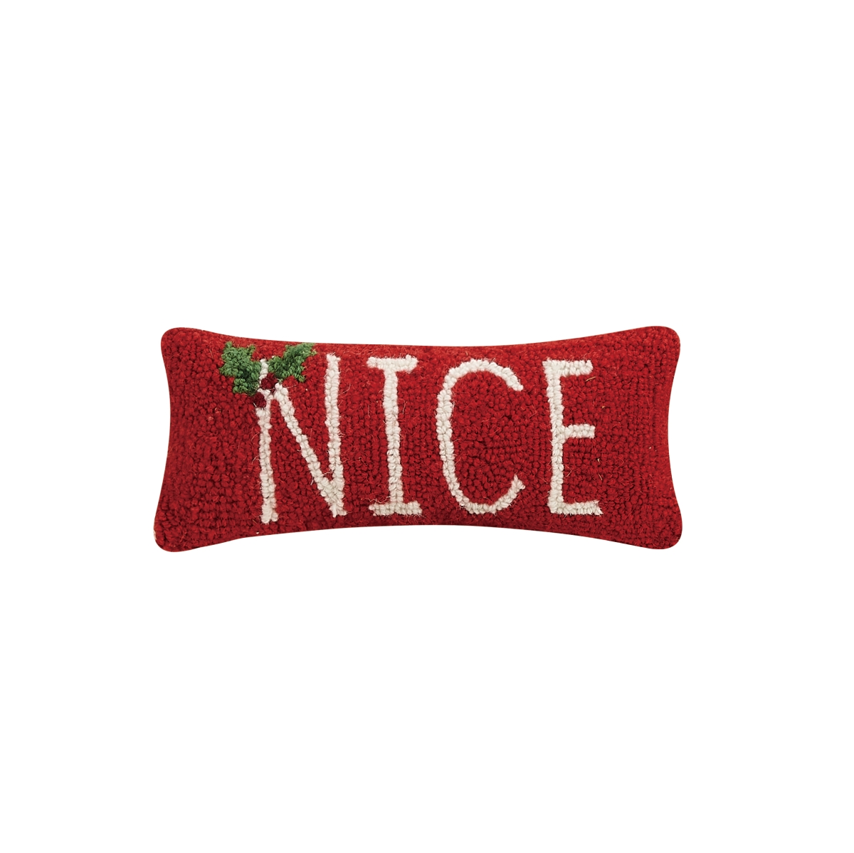 12 x 5 in. Nice Wool & Cotton Hook Pillow