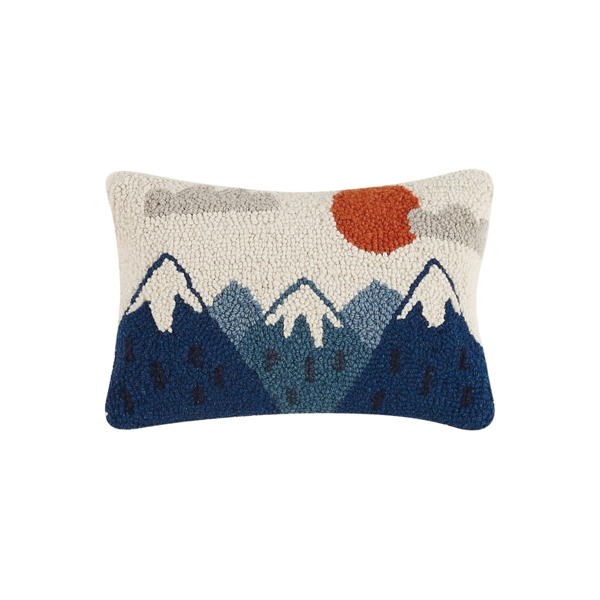 8 x 12 in. Mountains Poly Filled Rectangle Hook Pillow