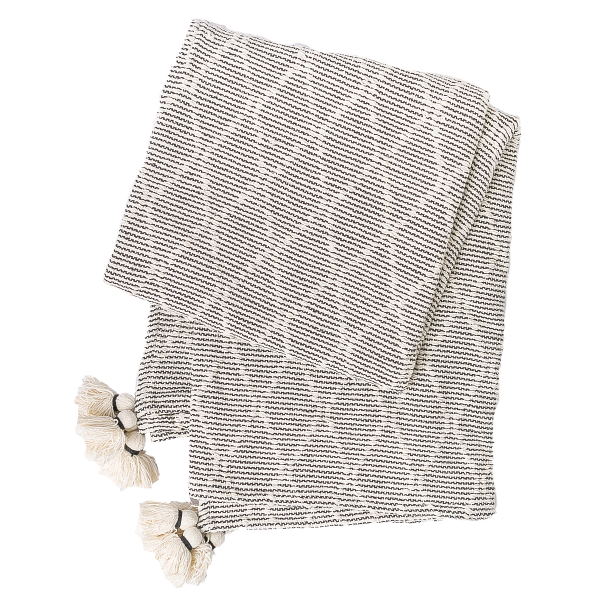 50 x 60 in. Cecilia Coal Throw Blanket
