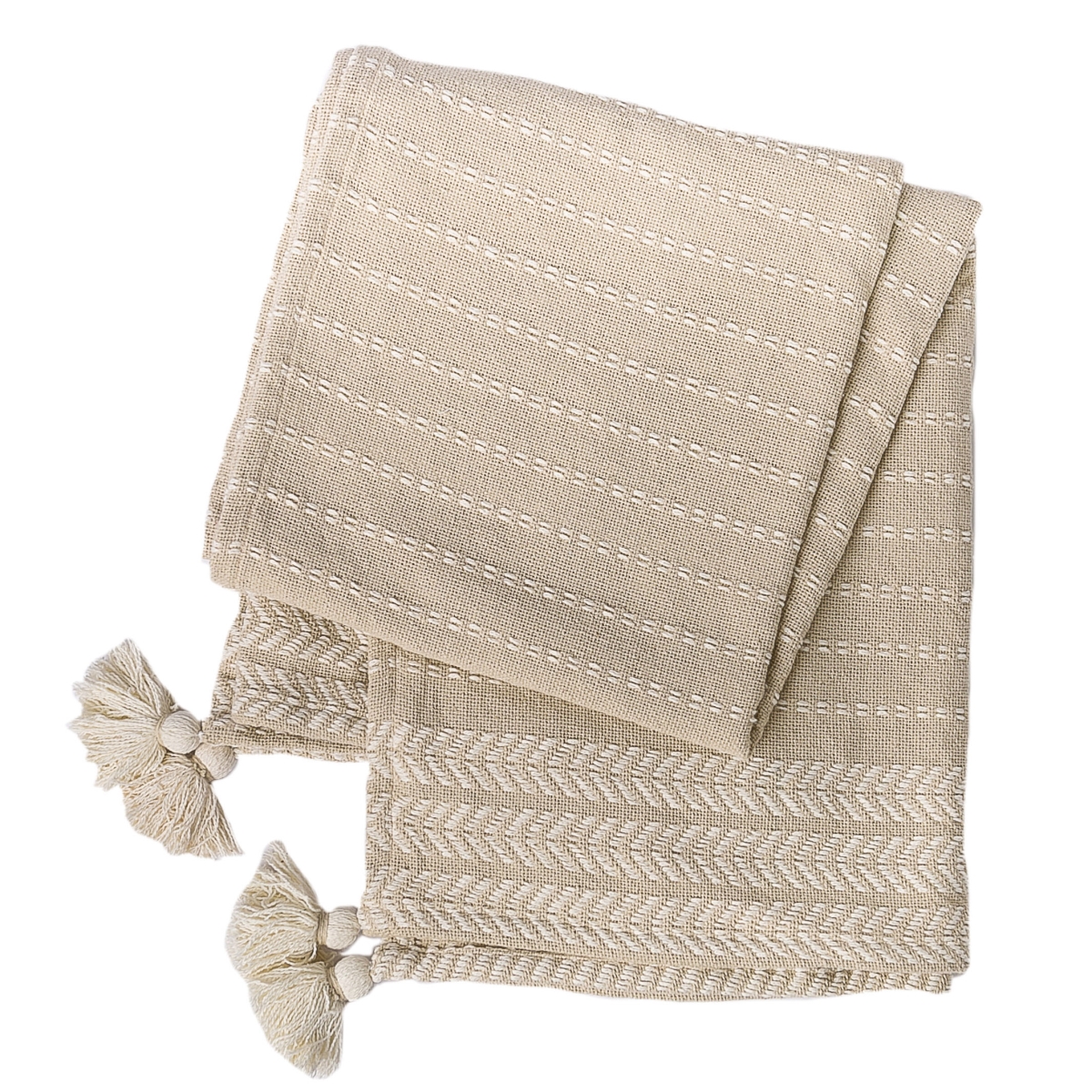 50 x 60 in. Gideon Oyster Throw Blanket