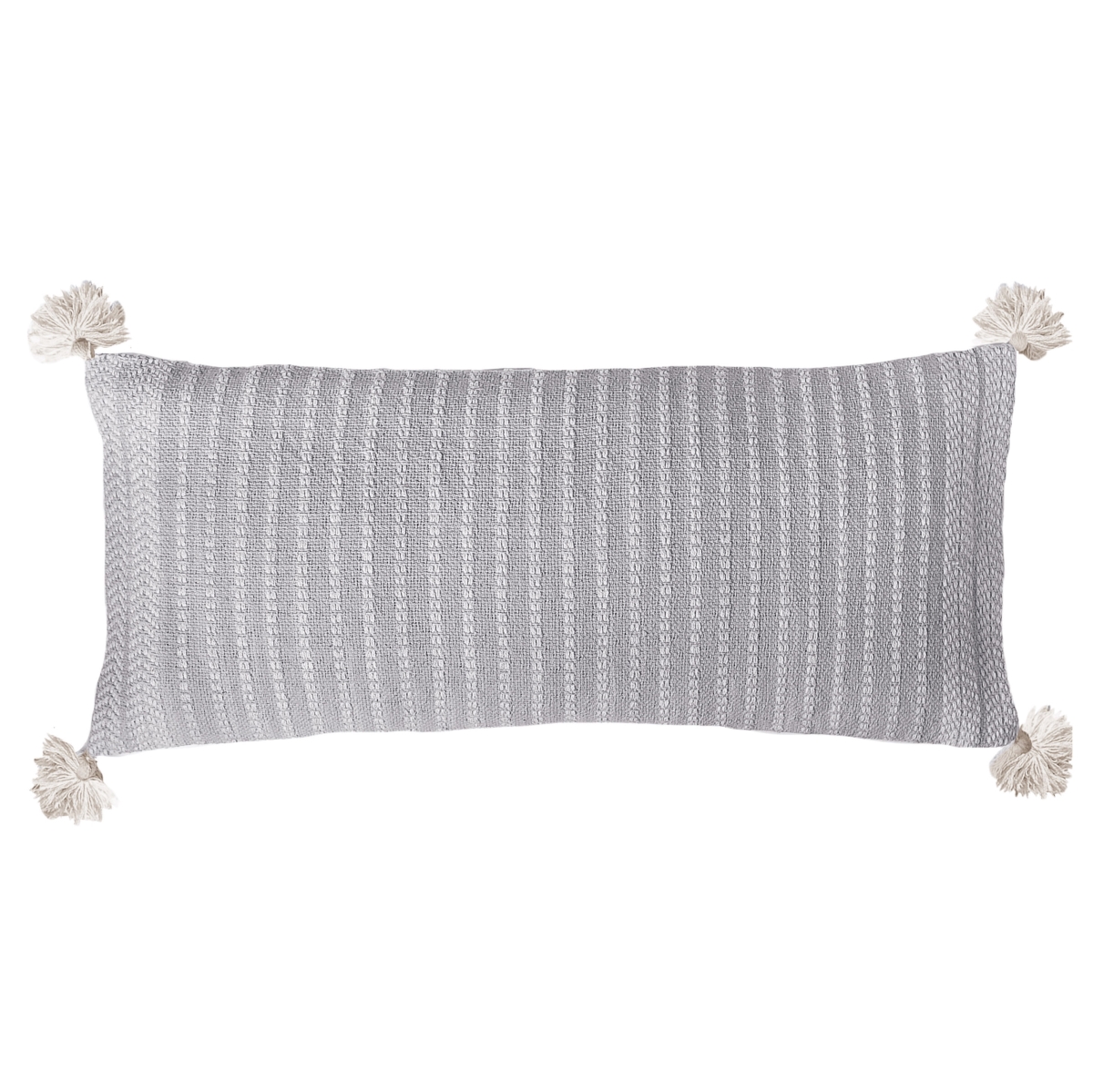 15 x 35 in. Gideon Fog Decorative Pillow with Polyester Filler