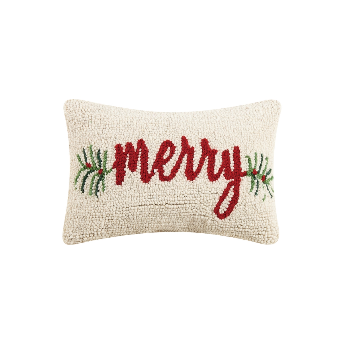 31TG800C12OB 8 x 12 in. Merry Hook Pillow