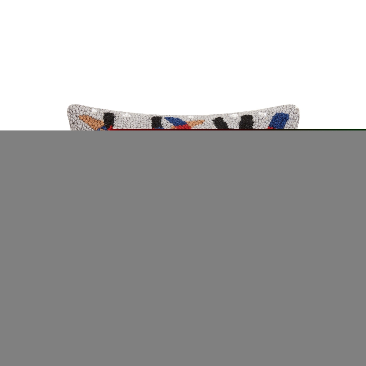 Picture of Peking Handicraft 31TG872C12OB 12 x 8 in. Ski Set Hook Pillow&#44; Multi Color - Pack of 3