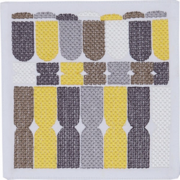 Picture of Peking Handicraft 20TT152AC06SQ 6 x 6 in. Ines Cocktail Napkin, Yellow, Set of 4