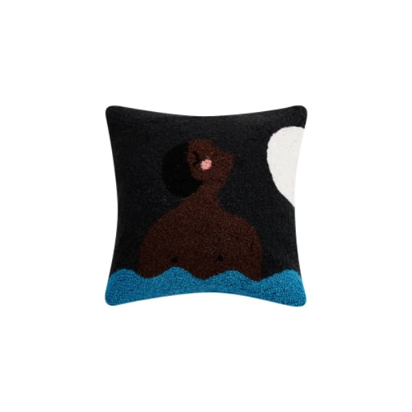 14 x 14 in. Night Polyester Filler Hook Pillow