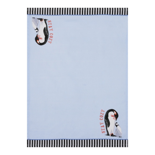 Picture of Peking Handicraft 04YE46C 18 x 25 in. Christmas Penguin Kitchen Towel