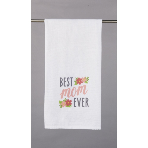 Picture of Peking Handicraft 04TG1088WC 18 x 25 in. Best Mom Ever Kitchen Towel