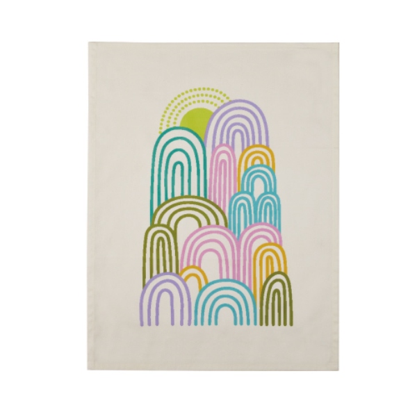 Picture of Peking Handicraft 04EO169WC 18 x 25 in. Rainbow Empire Kitchen Towel