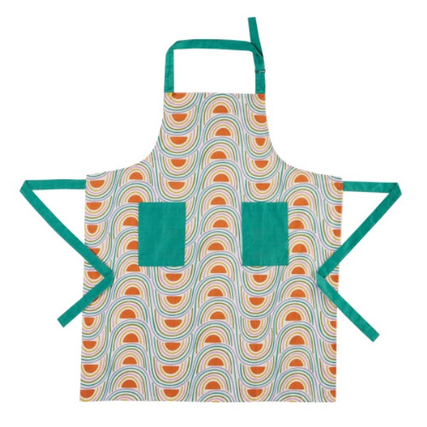 Picture of Peking Handicraft 02EO173C 28 x 34 in. Trail of Rainbows Apron, Pack of 2