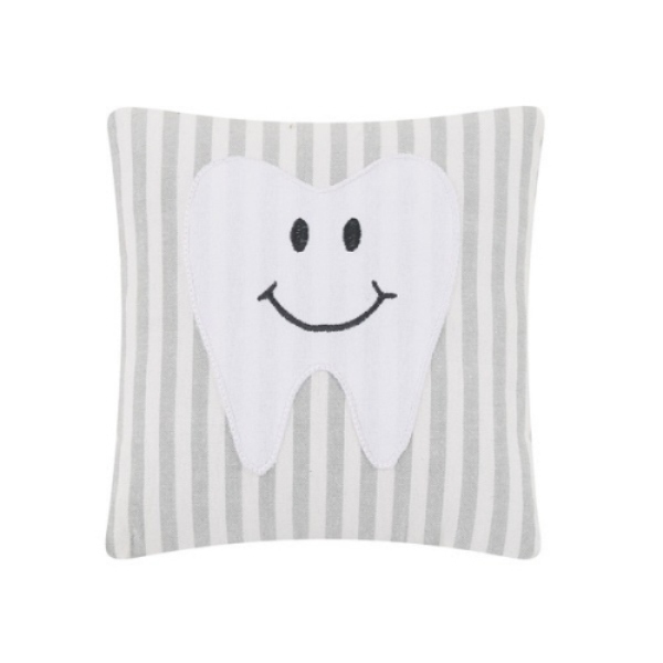 10 x 10 in. Tooth Fairy Embroidered Blown Filled Pillow