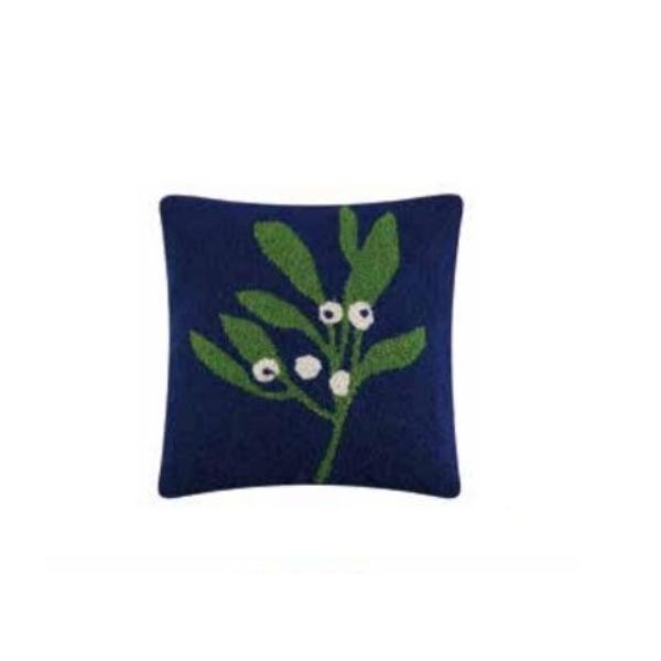 31KN320C18SQ 18 x 18 in. Mistletoe Hook Poly-Filled Pillow
