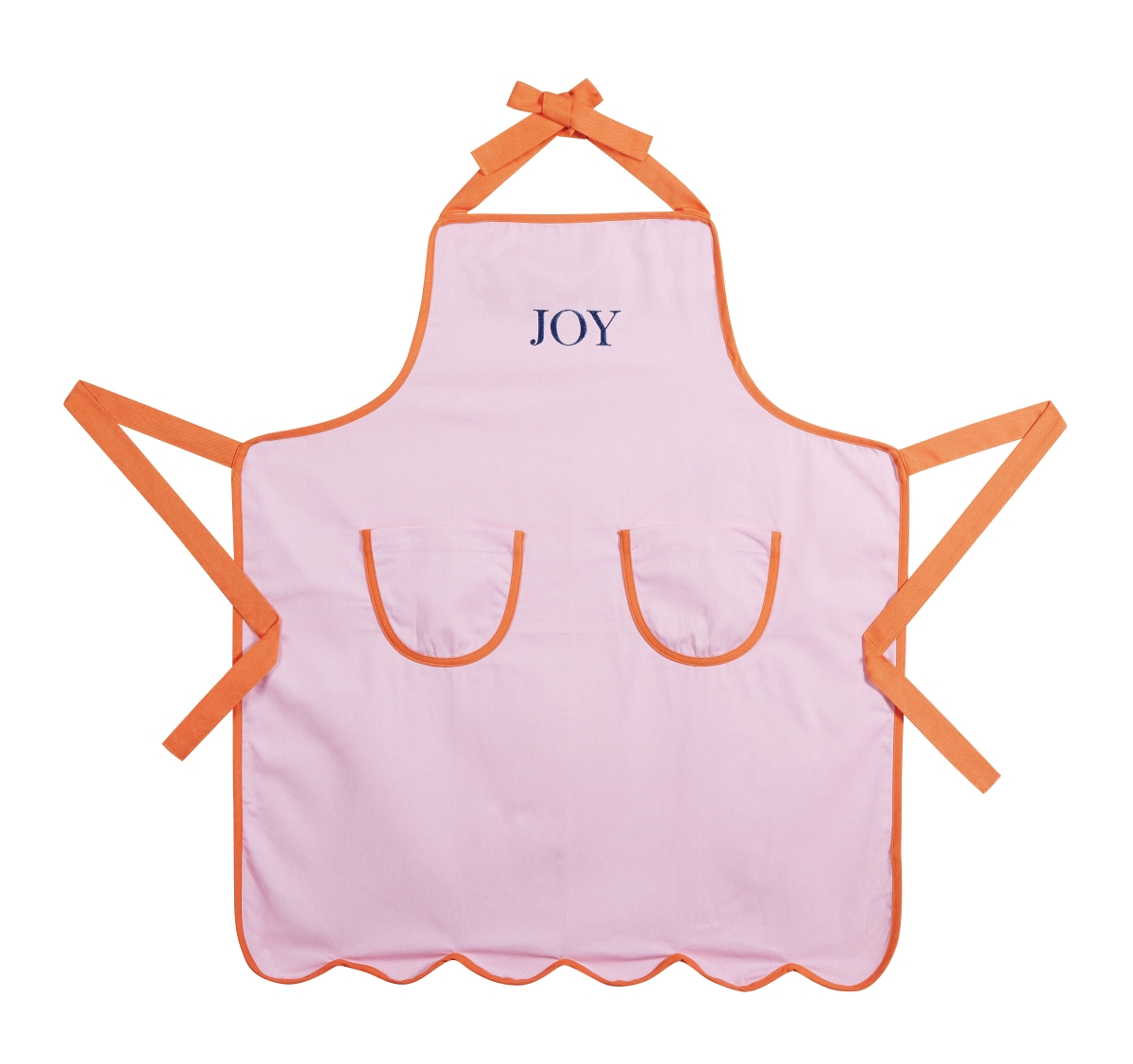 Picture of Peking Handicraft 02APS151C 28 x 34 in. Joy Scalloped M-2 Apron 