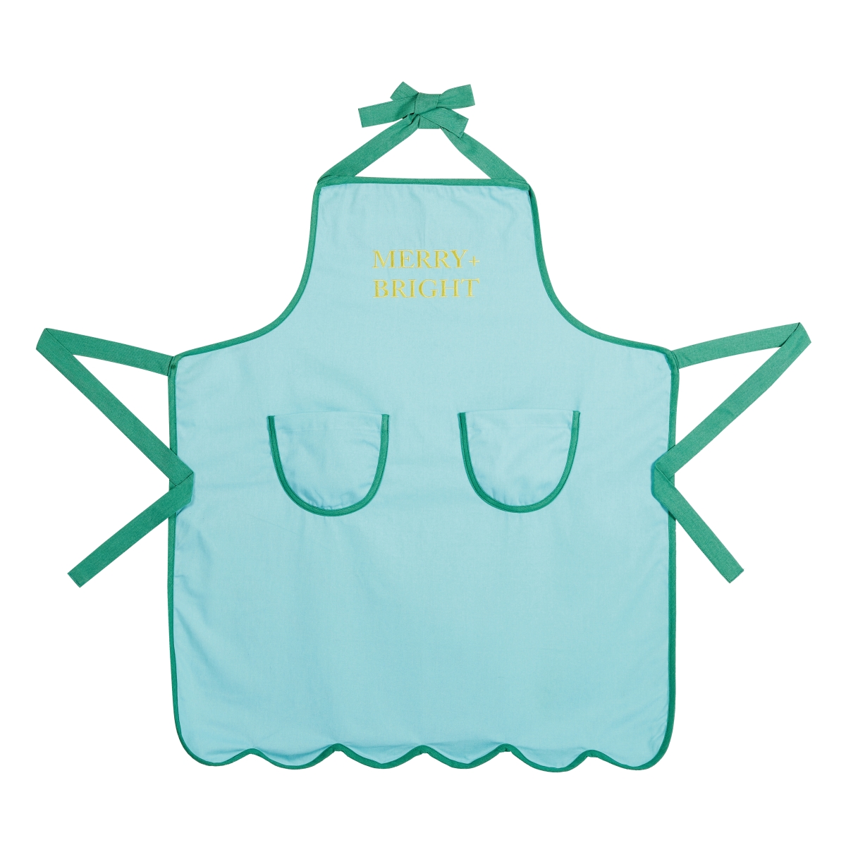 Picture of Peking Handicraft 02APS153C 28 x 34 in. Merry & Bright M-2 Apron 