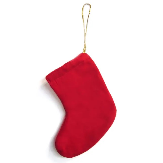 5 x 5 in. Red Sock Ornament