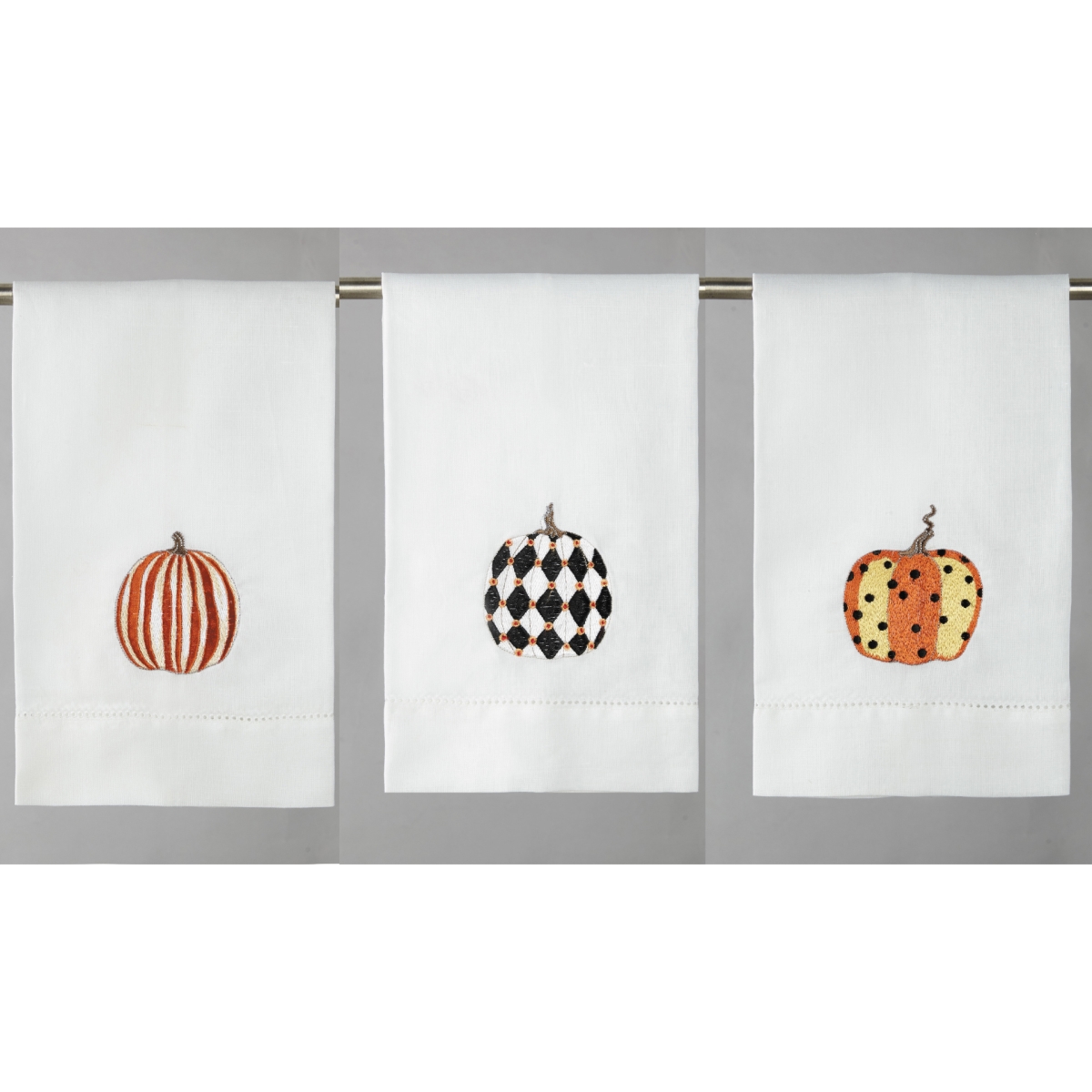 04SERX319WC 14 x 22 in. Printed Pumpkins GT 3 Design Kitchen Towel, Set of 6