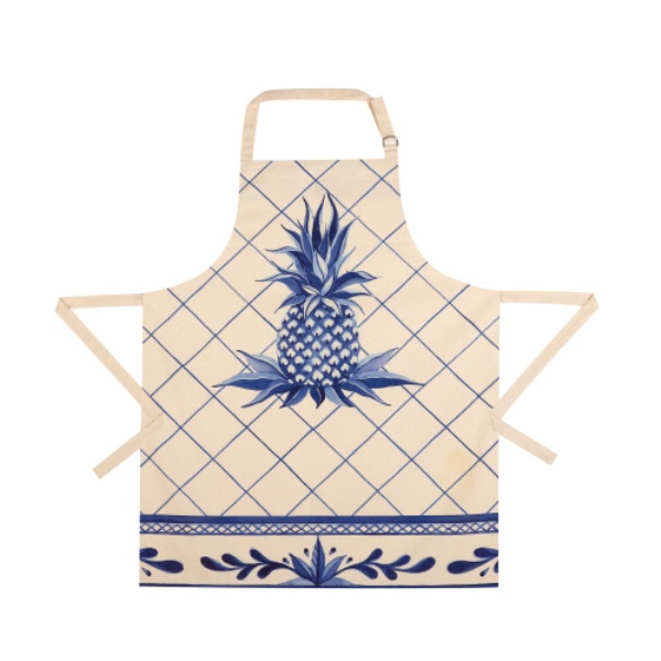 Picture of Peking Handicraft 02SER556C 28 x 34 in. Blue Pineapple Apron, Pack of 2