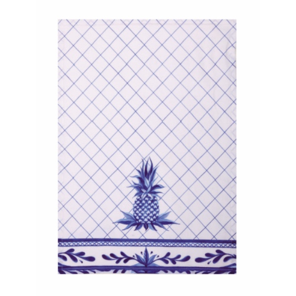 Picture of Peking Handicraft 04SER557C 18 x 25 in. Blue Pineapple All Over Kitchen Towel
