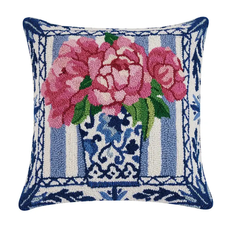 18 x 18 in. Pretty Petals Hook Pillow