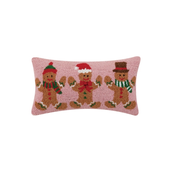 31RN42C16OB 9 x 16 in. Gingerbreads Group Three Polyester Filler Hook Pillow