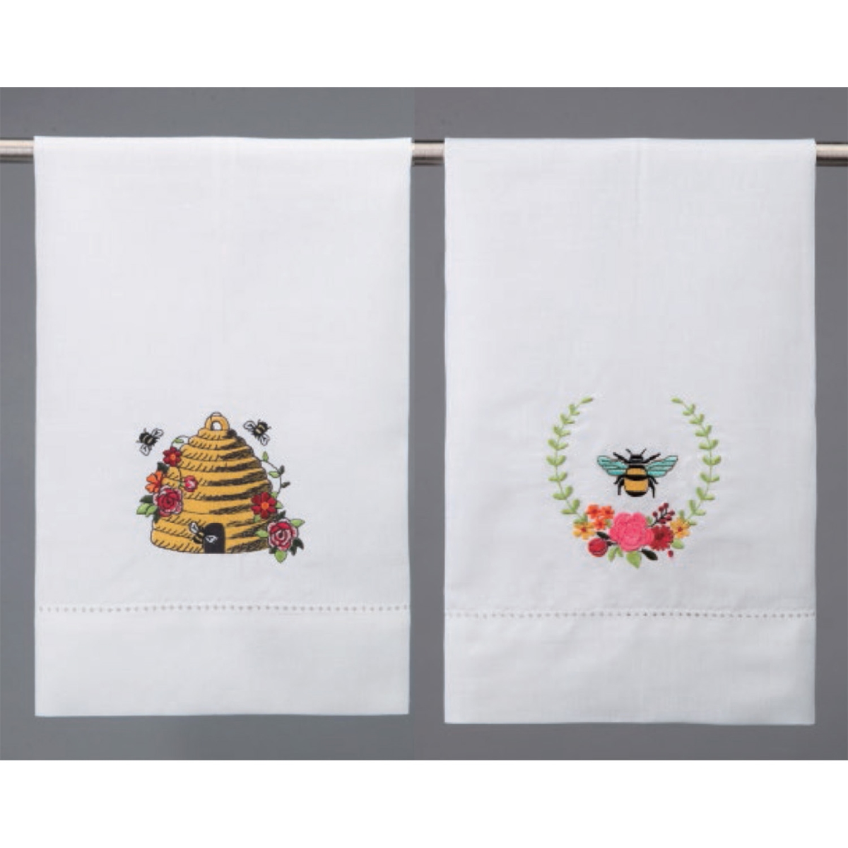 Picture of Peking Handicraft 04SN268WC 14 x 22 in. Secret Garden GT 2 Design Kitchen Towel, Set of 8