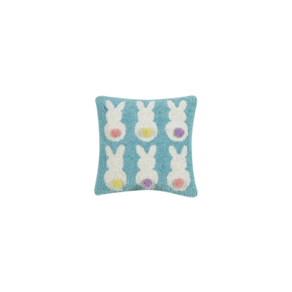 10 x 10 in. Bunny Backs Polyester Filler Hook Pillow