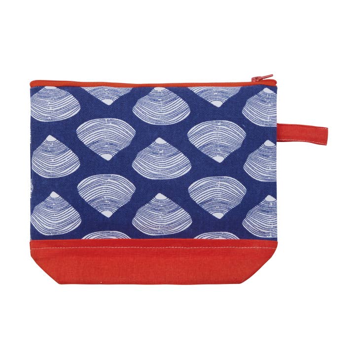 Picture of Peking Handicraft 19KN326C07 9 x 7 in. Clamshell Cosmetic Bag&#44; Multi Color - Pack of 2