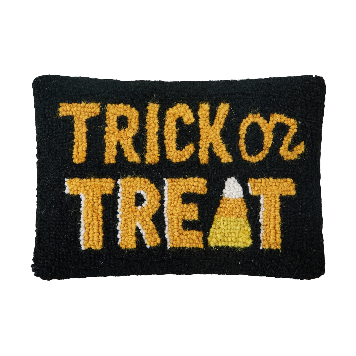 31AV704C12OB 8 x 12 in. Trick Or Treat Poly Fill Hook Pillow, Multi Color