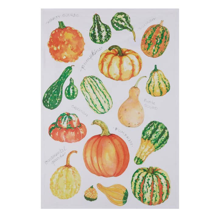 Picture of Peking Handicraft 04SERX484WC 18 x 25 in. Field Guide Gourds Kitchen Towel, Multi Color 