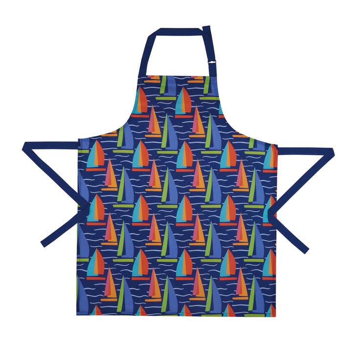 Picture of Peking Handicraft 02KN363C 22 x 30 in. Full Sail Apron, Multi Color 