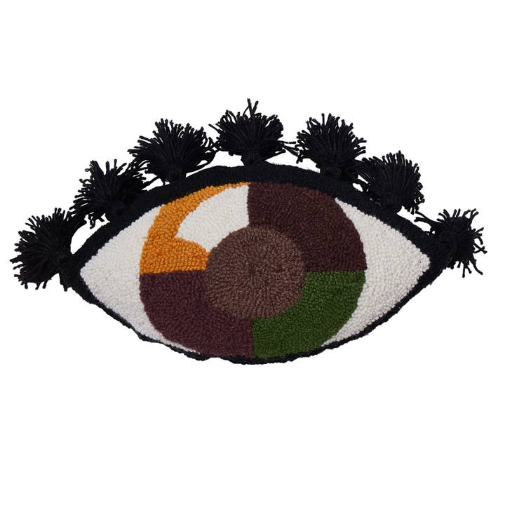 30JBL118C16OB 9 x 16 in. Eye Love You Blown in Filler Hook Pillow, Multi Color