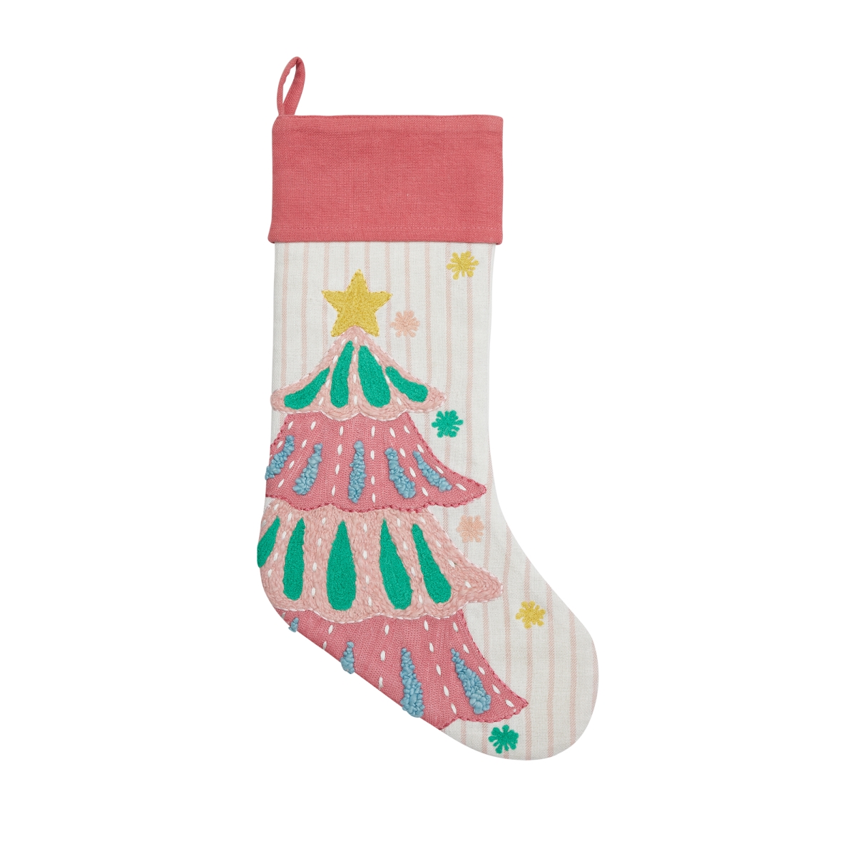31DD81MC 11 x 20 in. Holiday Brights Tree Stocking, Multi Color