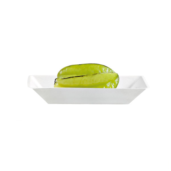 Picture of Packnwood 210ECOD1814 6.6 x 5.1 x 1.1 in. Eco-Design Sugarcane Plate, White