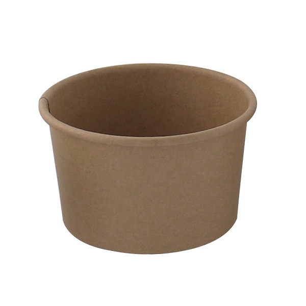 16 oz Brown Kraft Soup Cup, 3.8 x 3.9 in.