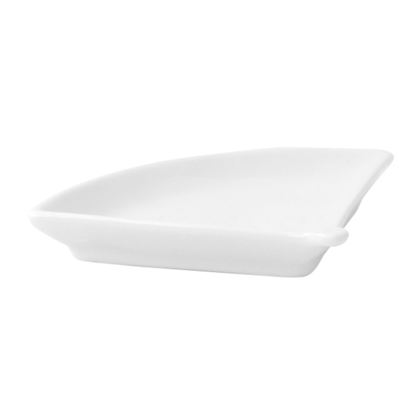 Picture of Packnwood 210MBPEVAN Mini White Fan Shaped Dish