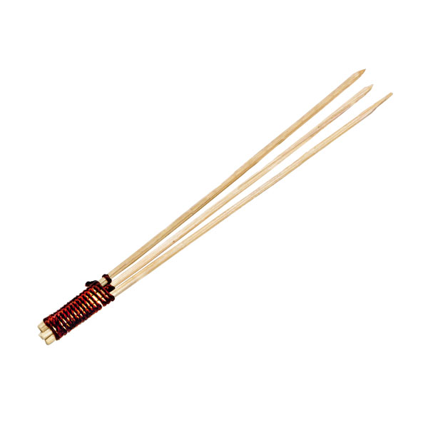 Picture of Packnwood 209BBTEEP8 3.14 in. Bamboo Skewer 3 Prong with Tied End